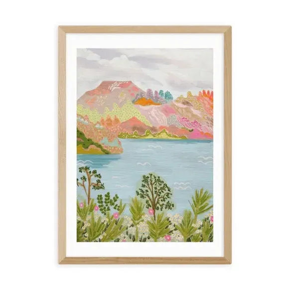 Landscape Wall Print - Multicolor, Paper by Dunelm, image 2
