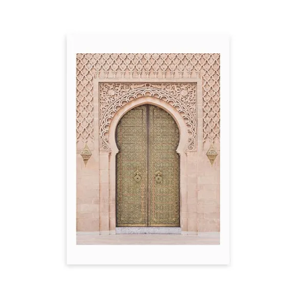 Moroccan Door Print - Pink alternate view