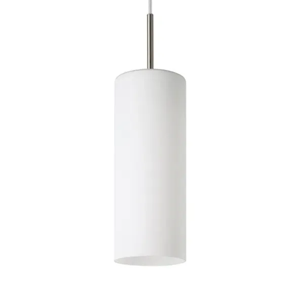 Troy 3 Pendant Light - Satin Nickel, Glass alternate view
