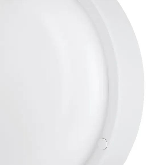 Boschetto-E Round Flush Ceiling Light - White, Plastic alternate view