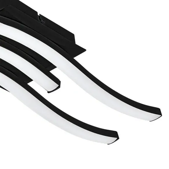 Cabezas-E Flush Wall & Ceiling Light - Black, Steel alternate view