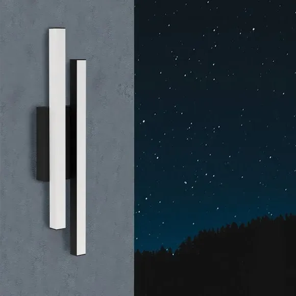 Serricella Outdoor LED Wall Light - Black alternate view