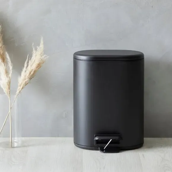 6L Recycling Pedal Bin with 2 Inner Buckets - Matte Black product
