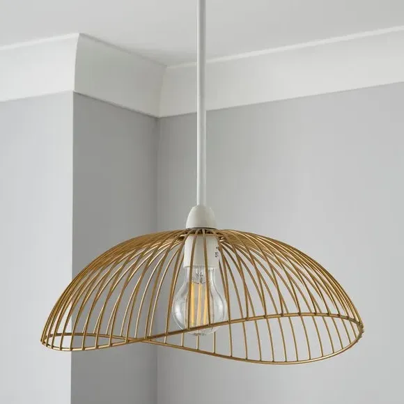 Jaula Easy Fit Pendant Shade - Gold alternate view