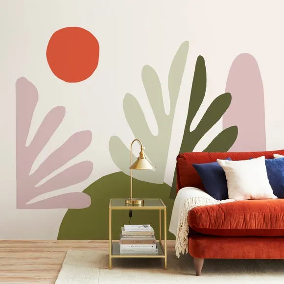 Elements Leaf Wall Mural - Multicolor product