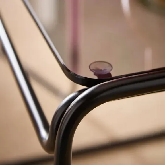 Ferguson Nest of Coffee Tables - Black, Glass alternate view