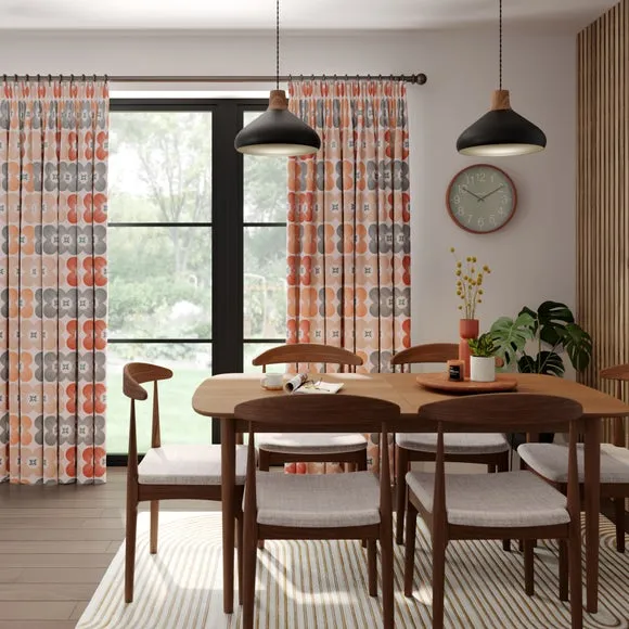 Daisy Made to Measure Curtains - Pacific, Cotton alternate view