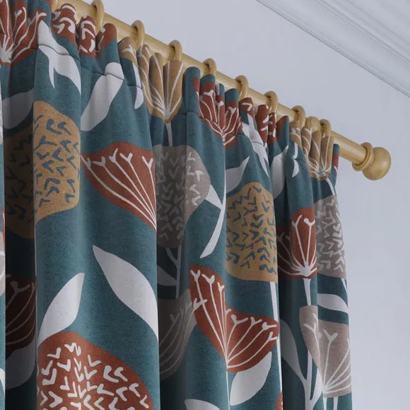 Emmott Made to Measure Curtains - Pacific, Cotton Linen by Dunelm, image 4