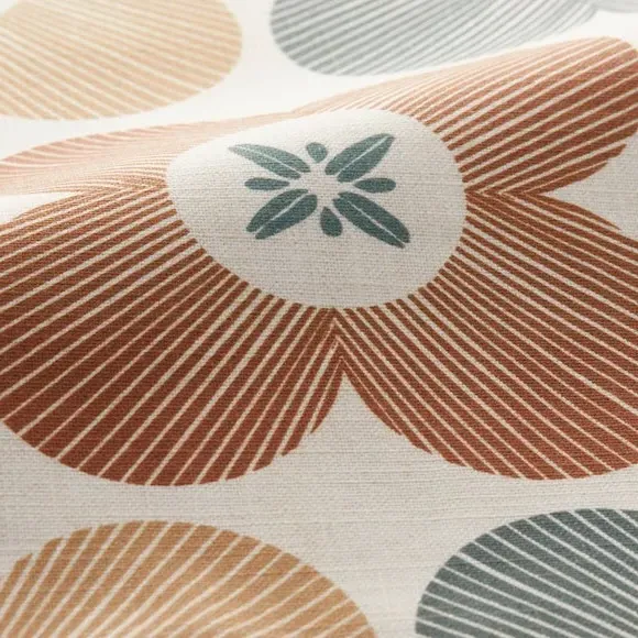 Daisy Made to Measure Roman Blind - Pacific, Cotton by Dunelm, alternate view
