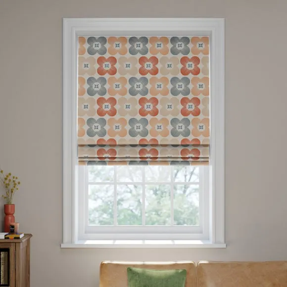 Daisy Made to Measure Roman Blind - Pacific, Cotton by Dunelm, image 3