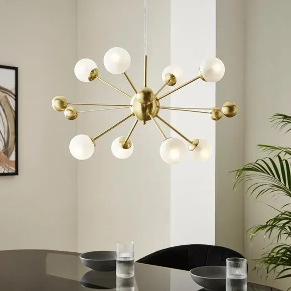 Nova 8-Light Cluster Ceiling Light - Gold product