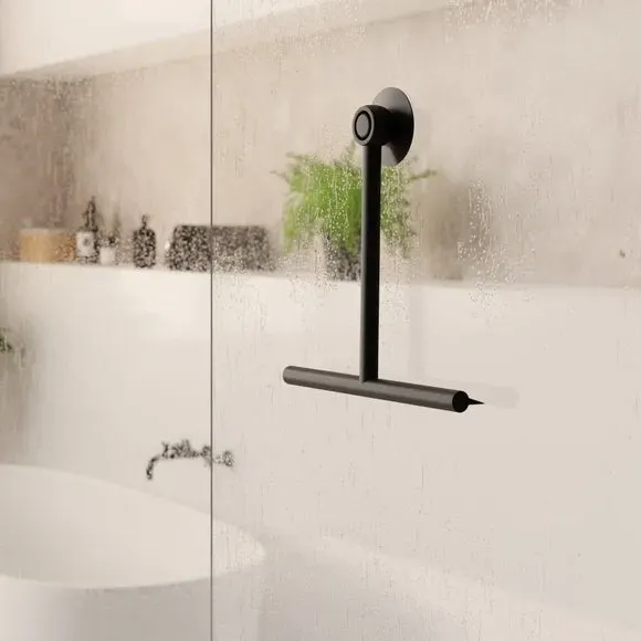 Squeegee and Holder - Matt Black product