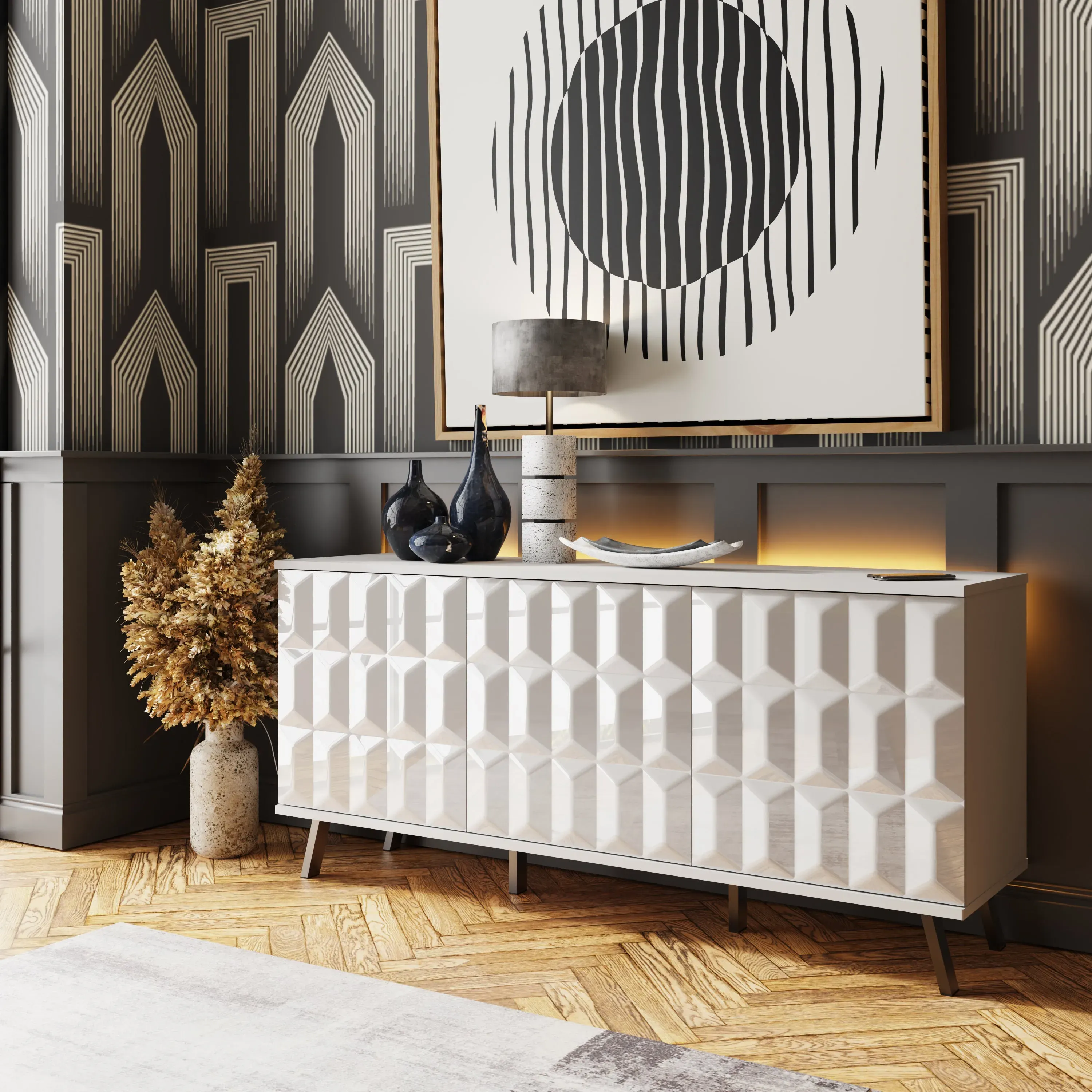 elevate-smart-led-sideboard-grey image