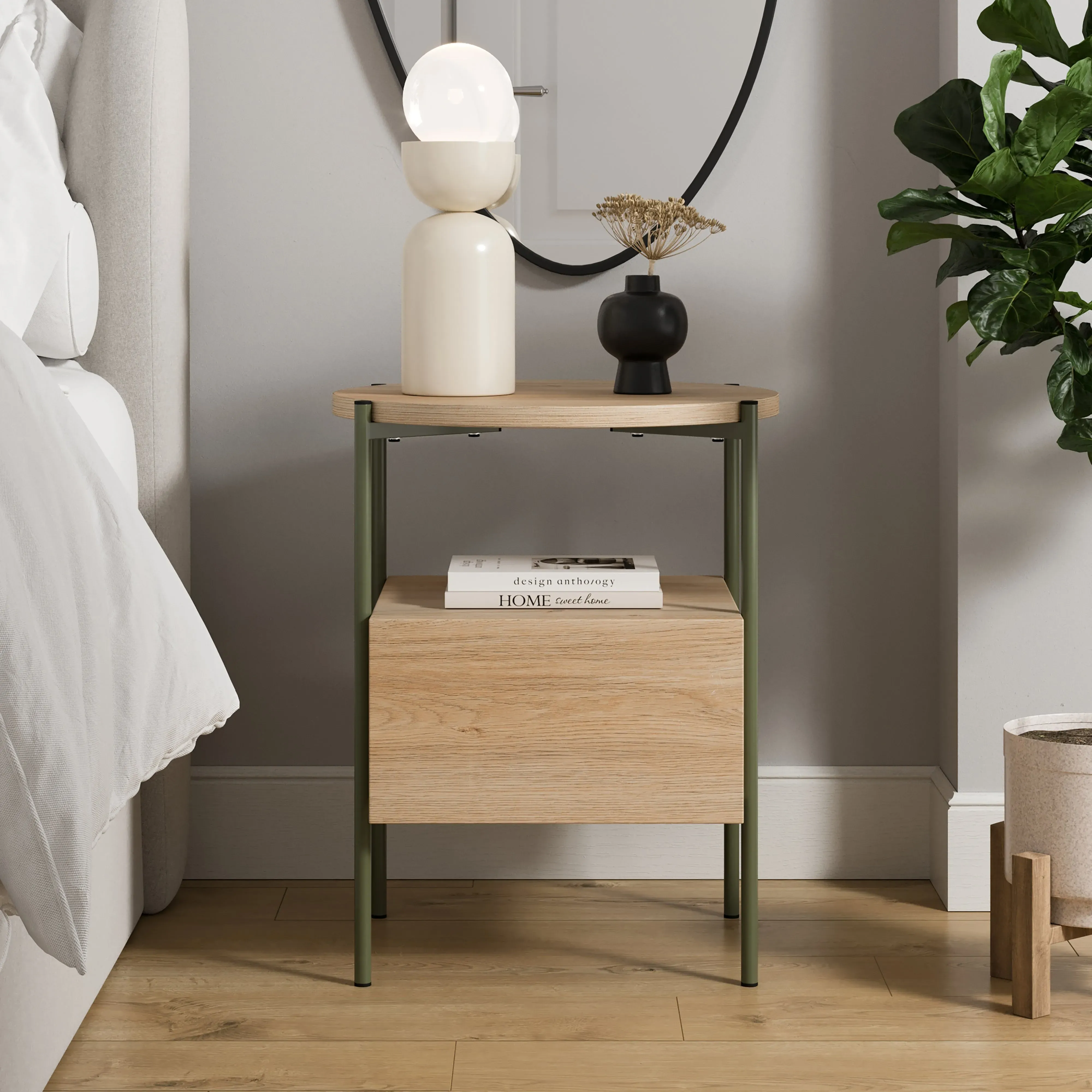 elody-1-drawer-bedside-table-olive image