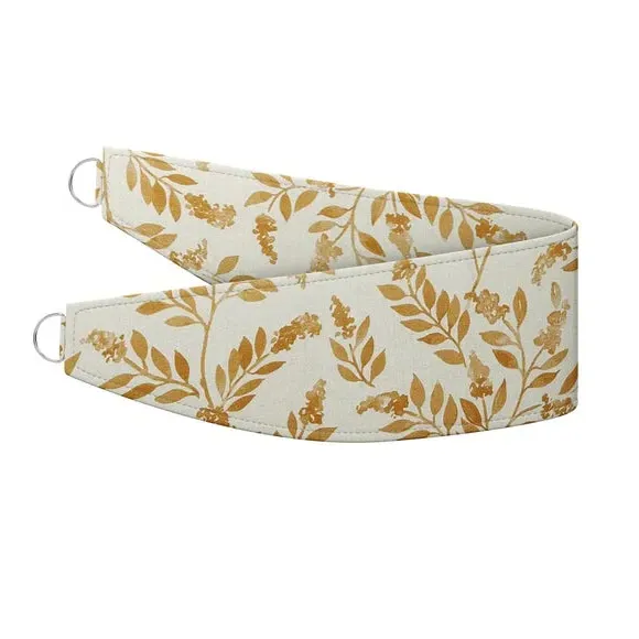 Delia Curtain Tieback - Ginger, Cotton alternate view