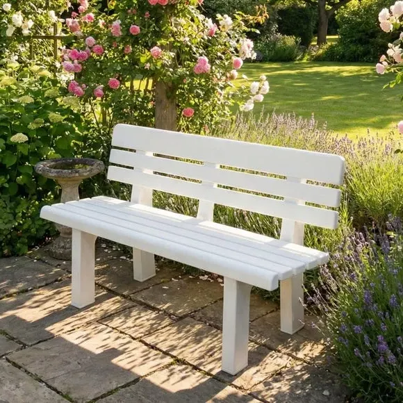 Gina Outdoor Bench - White product