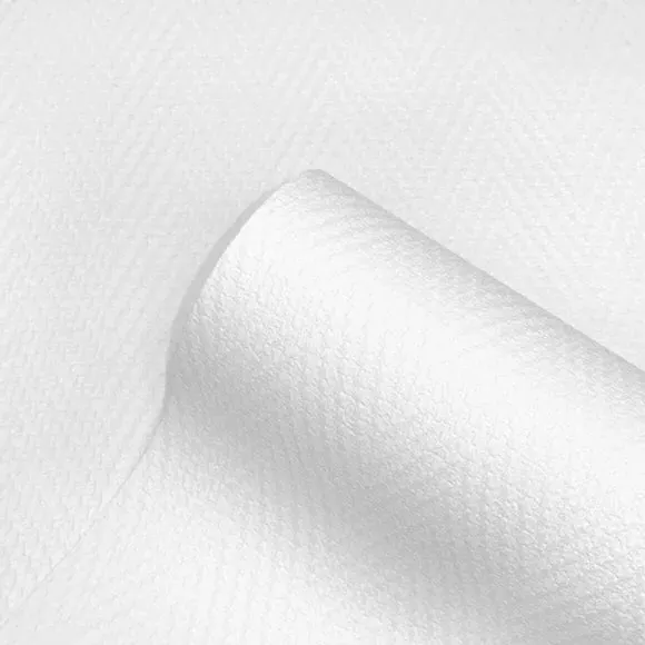 Anaglypta Herringbone Paintable Wallpaper - White product