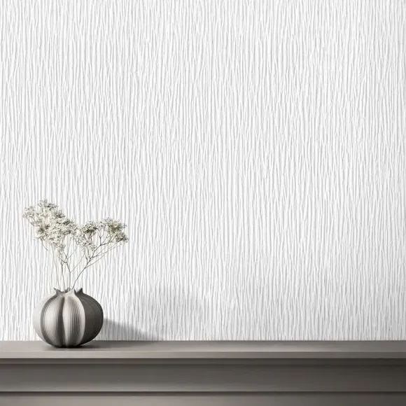 Anaglypta Hurstwood Paintable Wallpaper - White alternate view