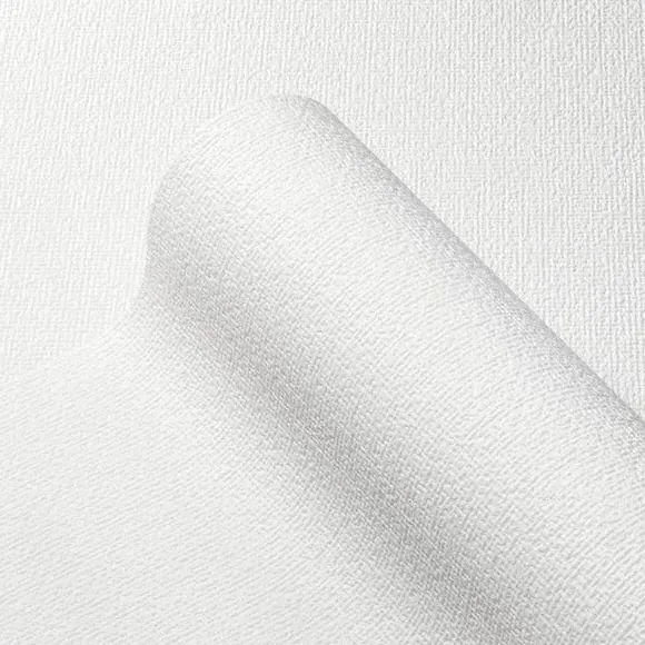 Anaglypta Milford Plain Paintable Wallpaper - White