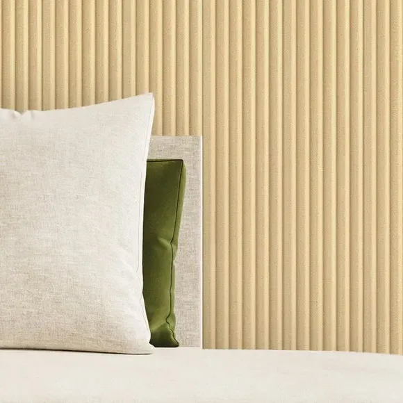 Fluted Wall Panels Pack of 3 - Brown product