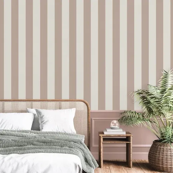 Juliette Stripe Wallpaper - Pink product