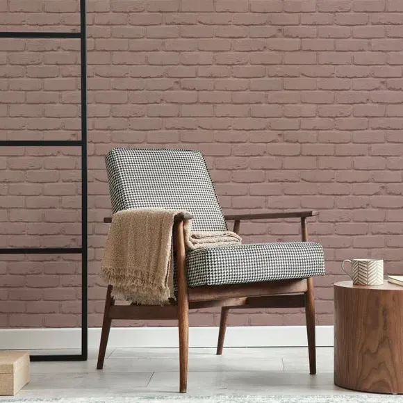 Painted Brick Wallpaper - Blush product