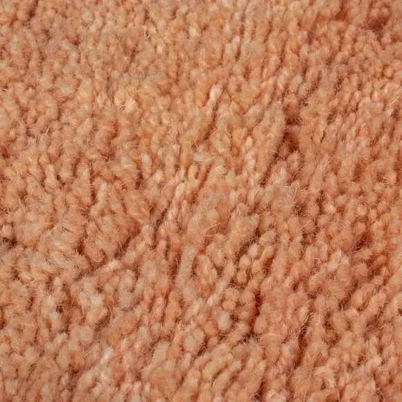 Shaggy Berber Rug - Pink, Wool alternate view