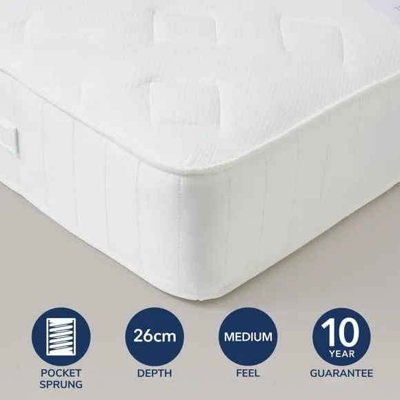 Dreamy Comfort 1000 Pocket Sprung Hybrid Mattress - Memory Foam product