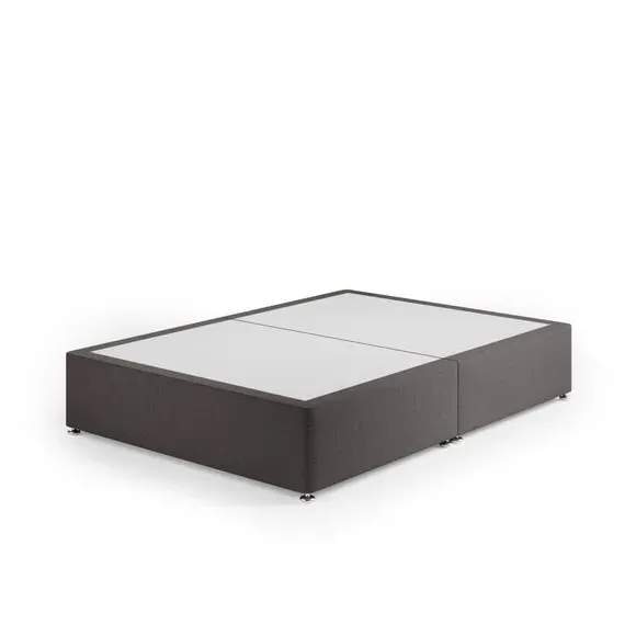 Linen Divan Set with Storage - Charcoal, Linen alternate view