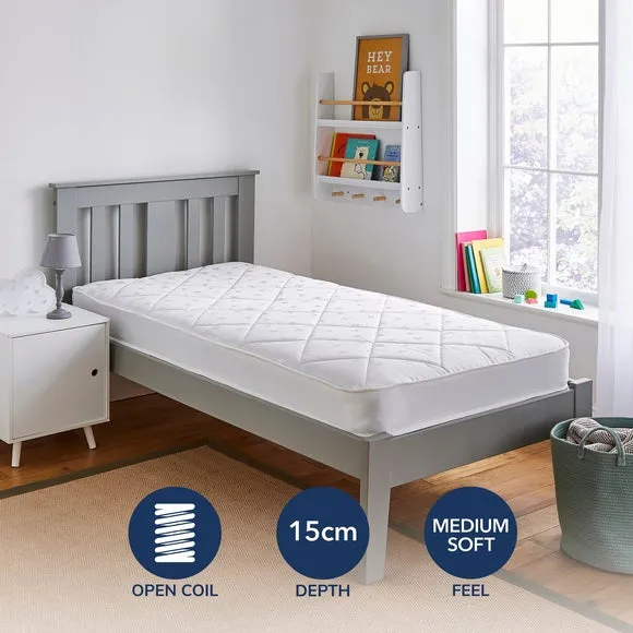 Open Coil Single Mattress Dual Sided - White product