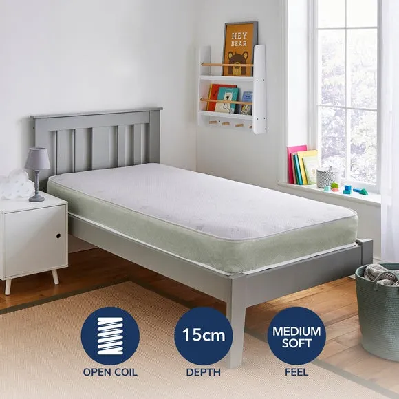 Open Coil Single Mattress - White product