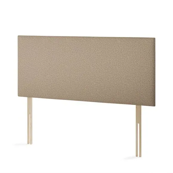 Plain Tweed Upholstered Headboard - Natural alternate view