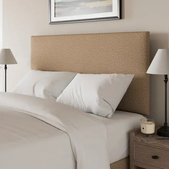 Plain Tweed Upholstered Headboard - Natural product