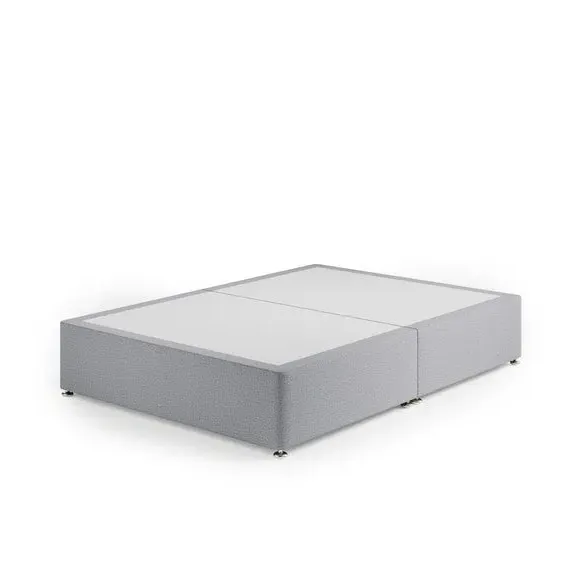 Tweed Divan Set with Storage - Grey, Tweed alternate view
