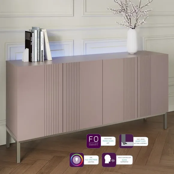 Iona Four Door Smart Sideboard - Mulberry alternate view