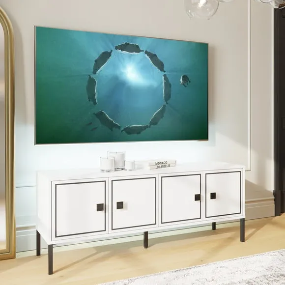 Mia Extra Wide TV Unit with LED Lighting - White product