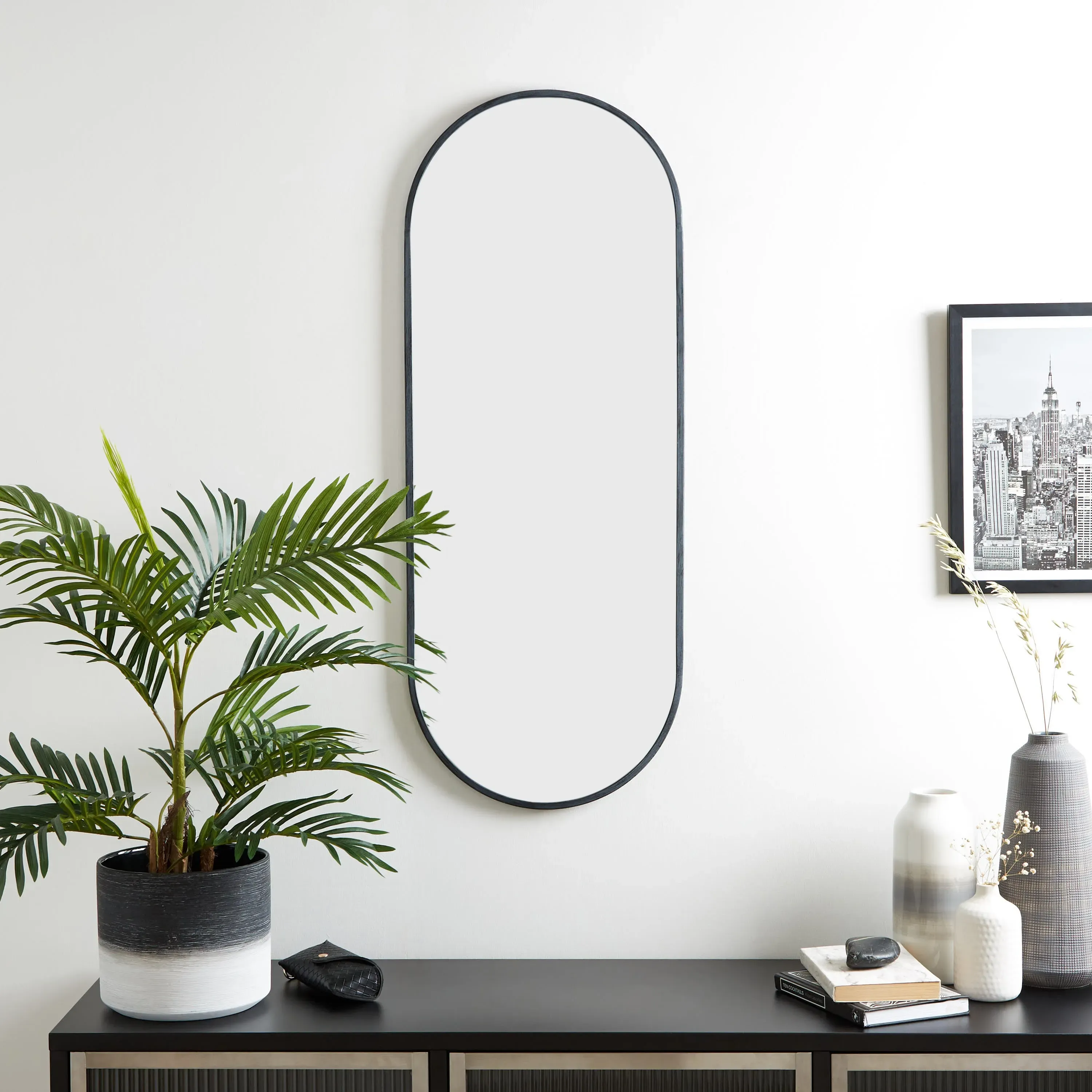 full-length-lozenge-metal-mirror-40cm-x-100cm-pewter image