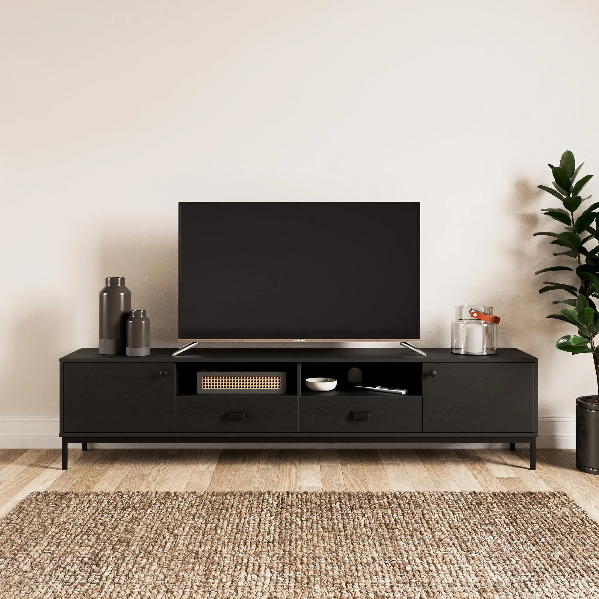 fulton-black-extra-wide-tv-unit-black image