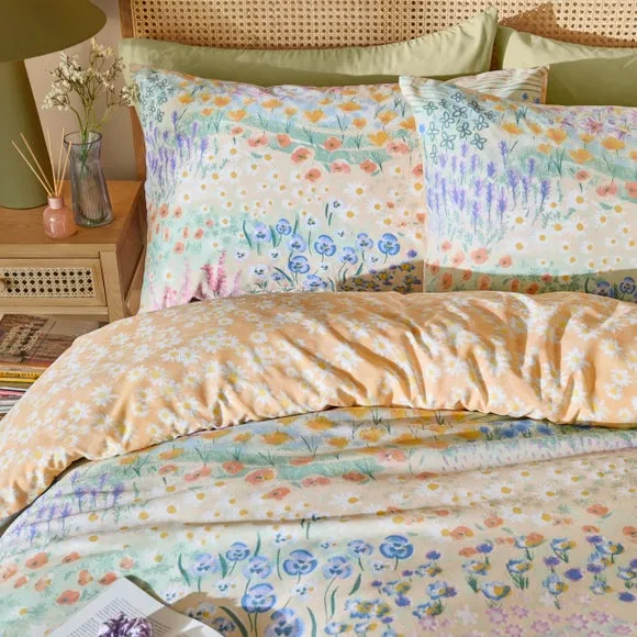Florin Duvet Cover & Pillowcase Set - Multicolor, Polycotton alternate view