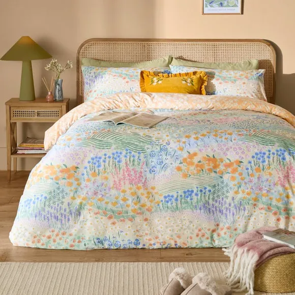 Florin Duvet Cover & Pillowcase Set - Multicolor, Polycotton product