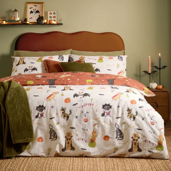 Howloween Duvet Cover & Pillowcase Set - Multicolor, Polycotton product