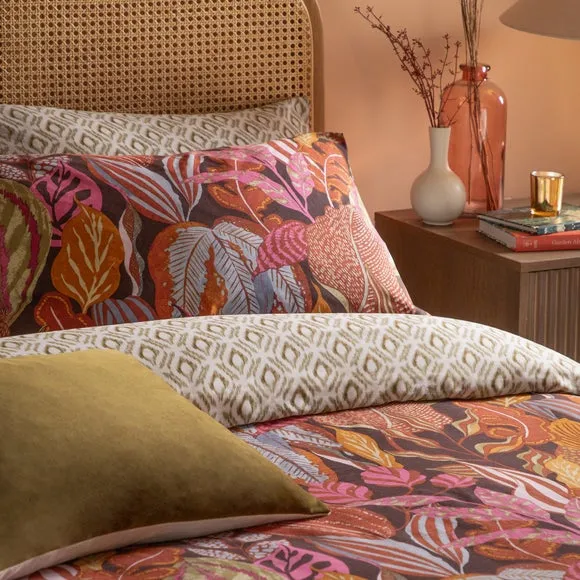 Utopia Duvet Cover and Pillowcase Set - Copper, Polycotton alternate view