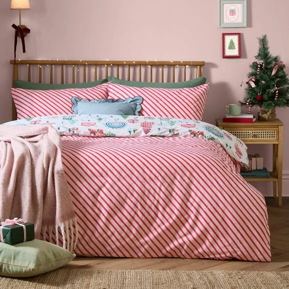 Winter Wonderland Duvet Cover & Pillowcase Set - Multicolor, Polycotton alternate view