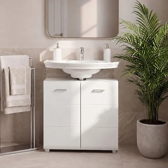 Ice Cave Under Sink 2 Door Storage Unit - White product