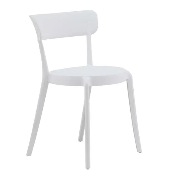 Plastic Bistro Dining Chair - White product