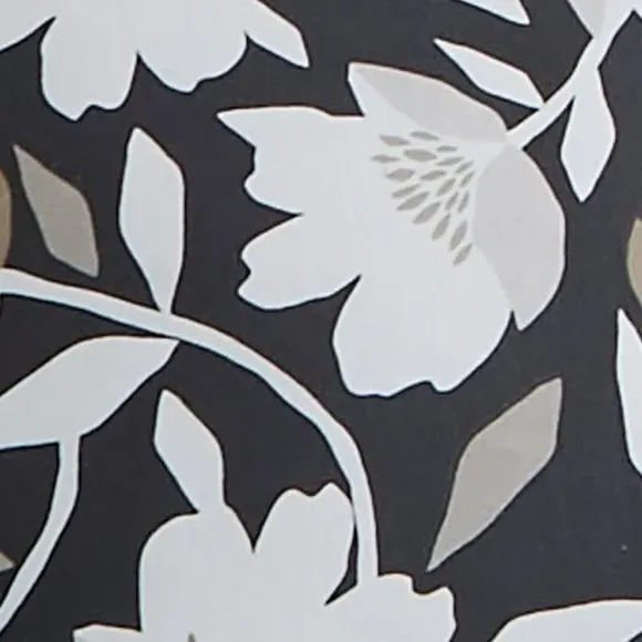 Luna Square Cushion - Black, Cotton alternate view