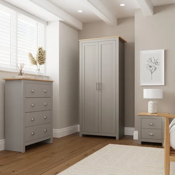 Lancaster 3-Piece Bedroom Furniture Set - Grey