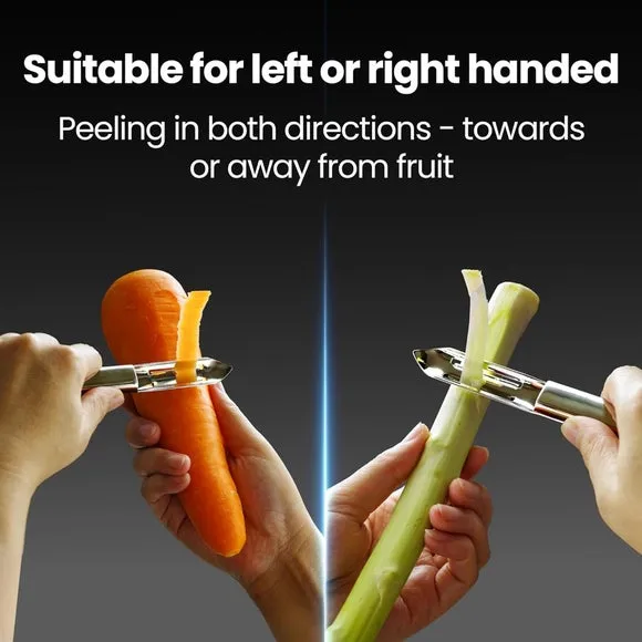 Deluxe I-Shaped Peeler - Silver, Stainless Steel alternate view