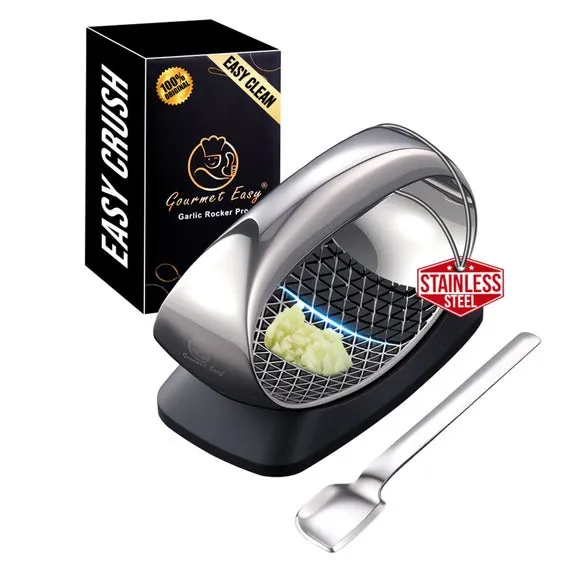 Stainless Steel Garlic Rocker - Silver product