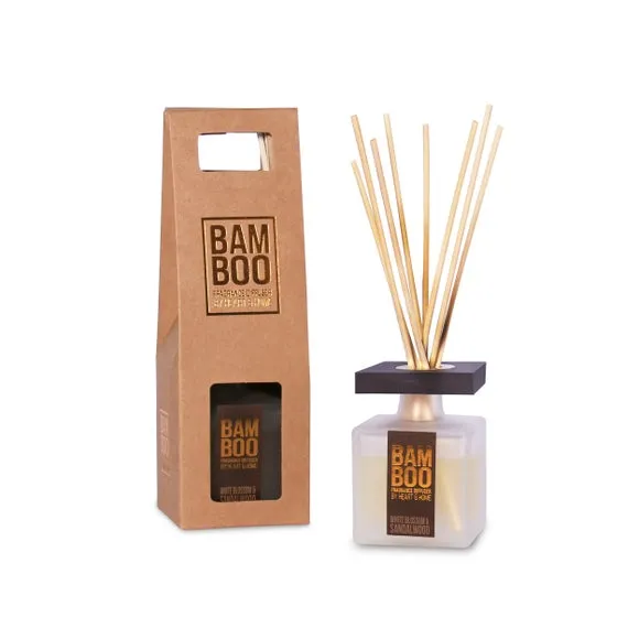 Reed Diffuser with Rattan Reeds - Clear Glass alternate view